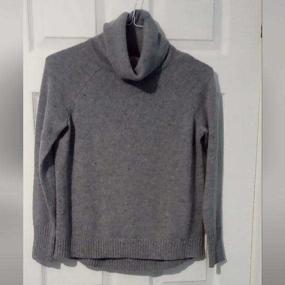 C&C California Woolblend Gray Cowl Neck Sweater - Picture 1 of 5